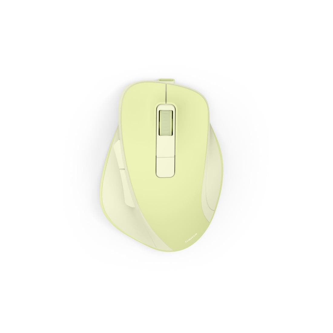Funkmaus WM-500, ergonomisch, 6 Tasten, ohne Klickgeräusch, Akku, Grün (00173084)
