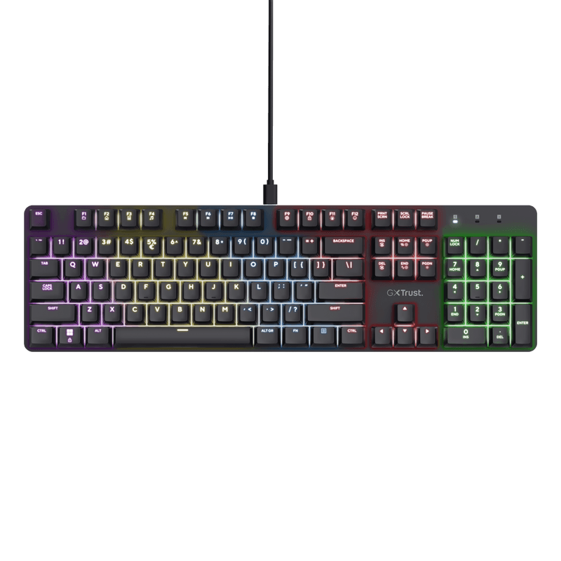 GXT 871 Zora Mechanische-Gaming-Tastatur, Schwarz