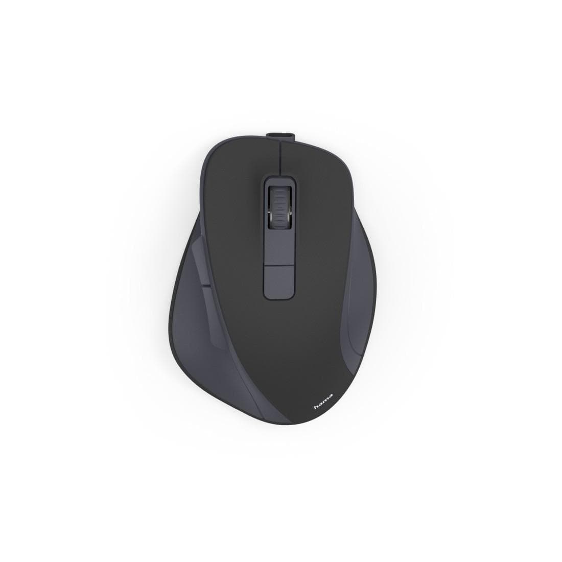 Funkmaus WM-500, ergonomisch, 6 Tasten, ohne Klickgeräusch, Akku, Schwarz (00173081)