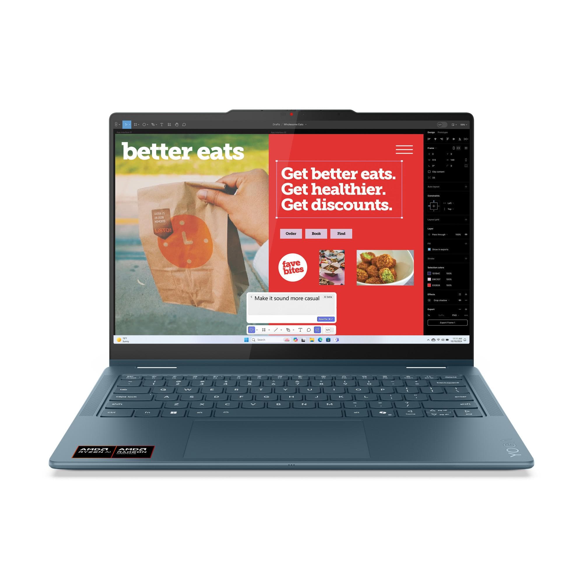 Yoga 7 2-in-1 14AKP10, 14 Zoll, Touch, WUXGA, OLED, AMD Ryzen AI 5 340, 16GB, 512GB SSD, Radeon 840M