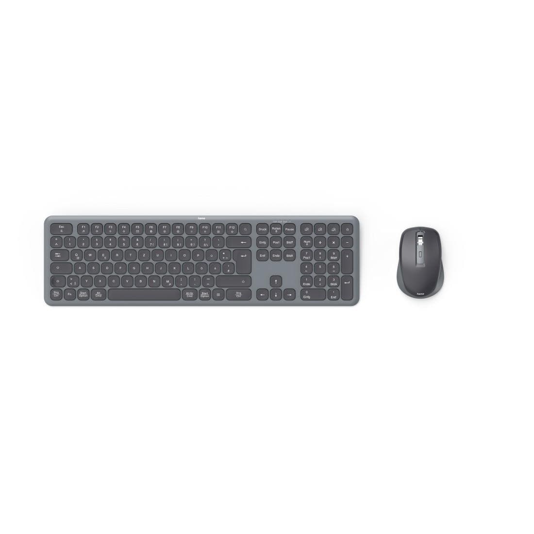 "Multi-Device-Tastatur-Maus-Set ""WKM-550"", kabellos, Funk/BT, SW, QWERTZ DE (00173065)"