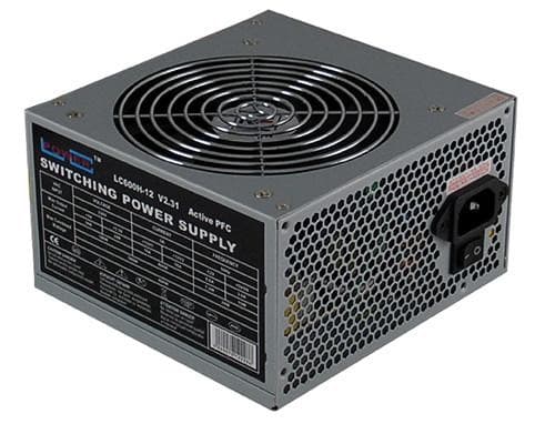 LC600H-12 V2.31, Grau, Office Serie, 600 W, ATX PC-Netzteil