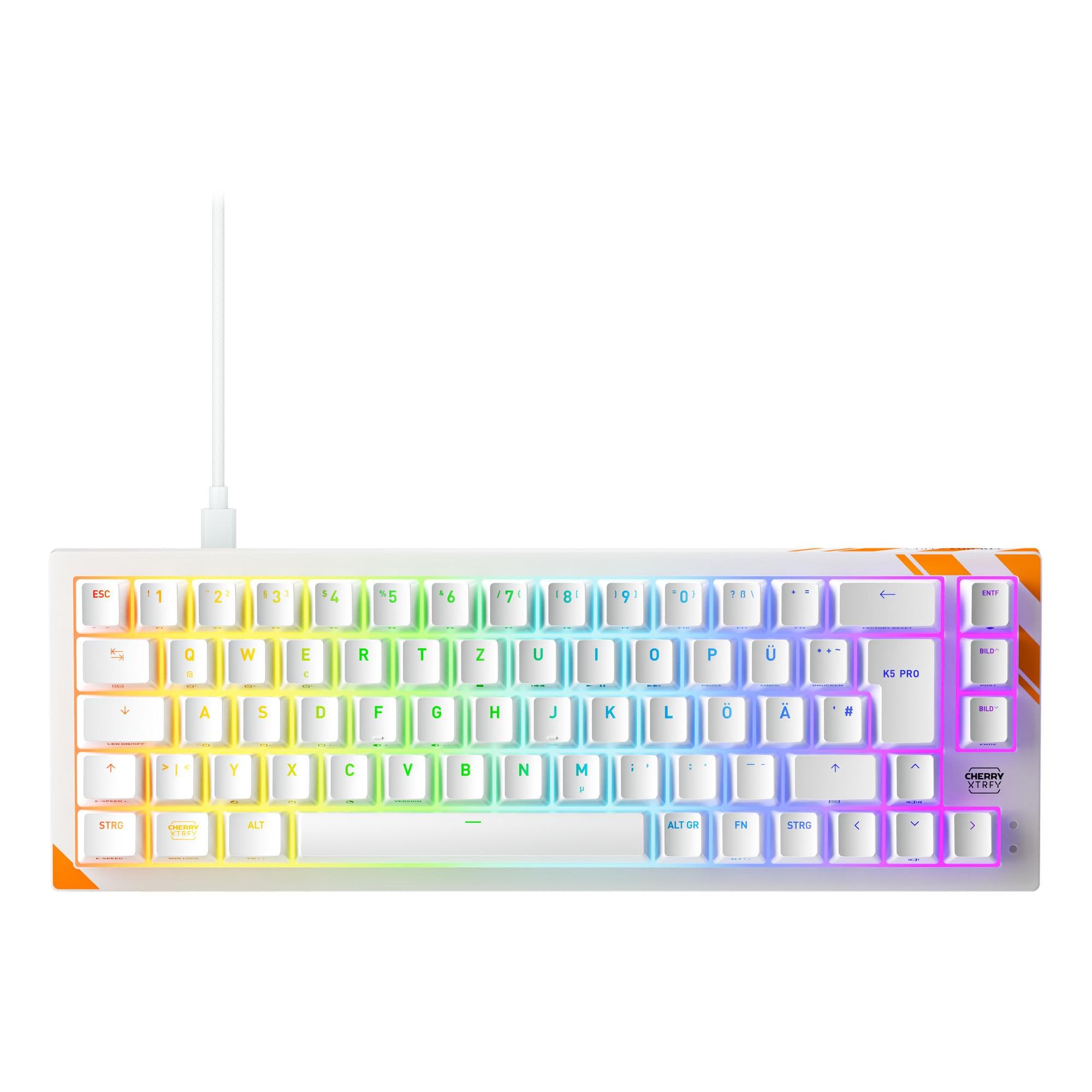 K5 Pro TMR Compact Keyboard White