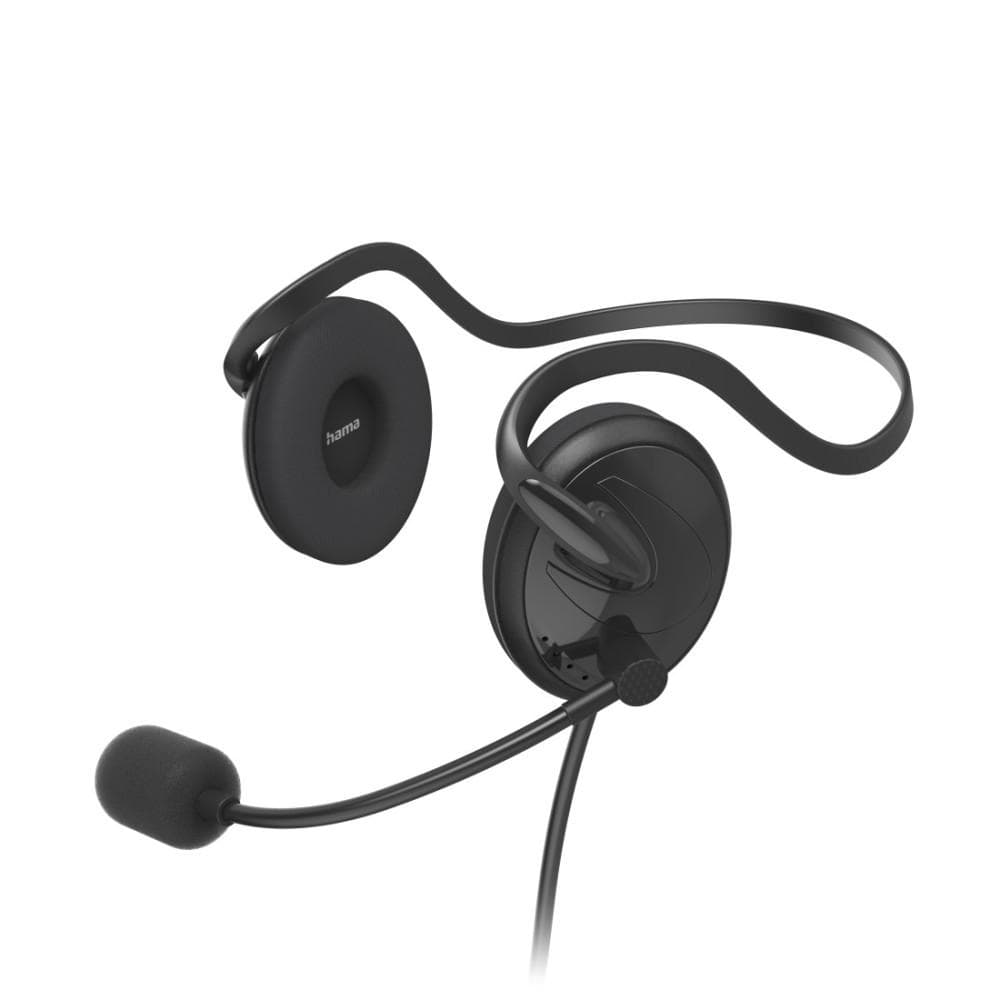 "PC-Office-Headset ""NHS-P100 V2"" mit Neckband, Stereo, Schwarz (00139930)"