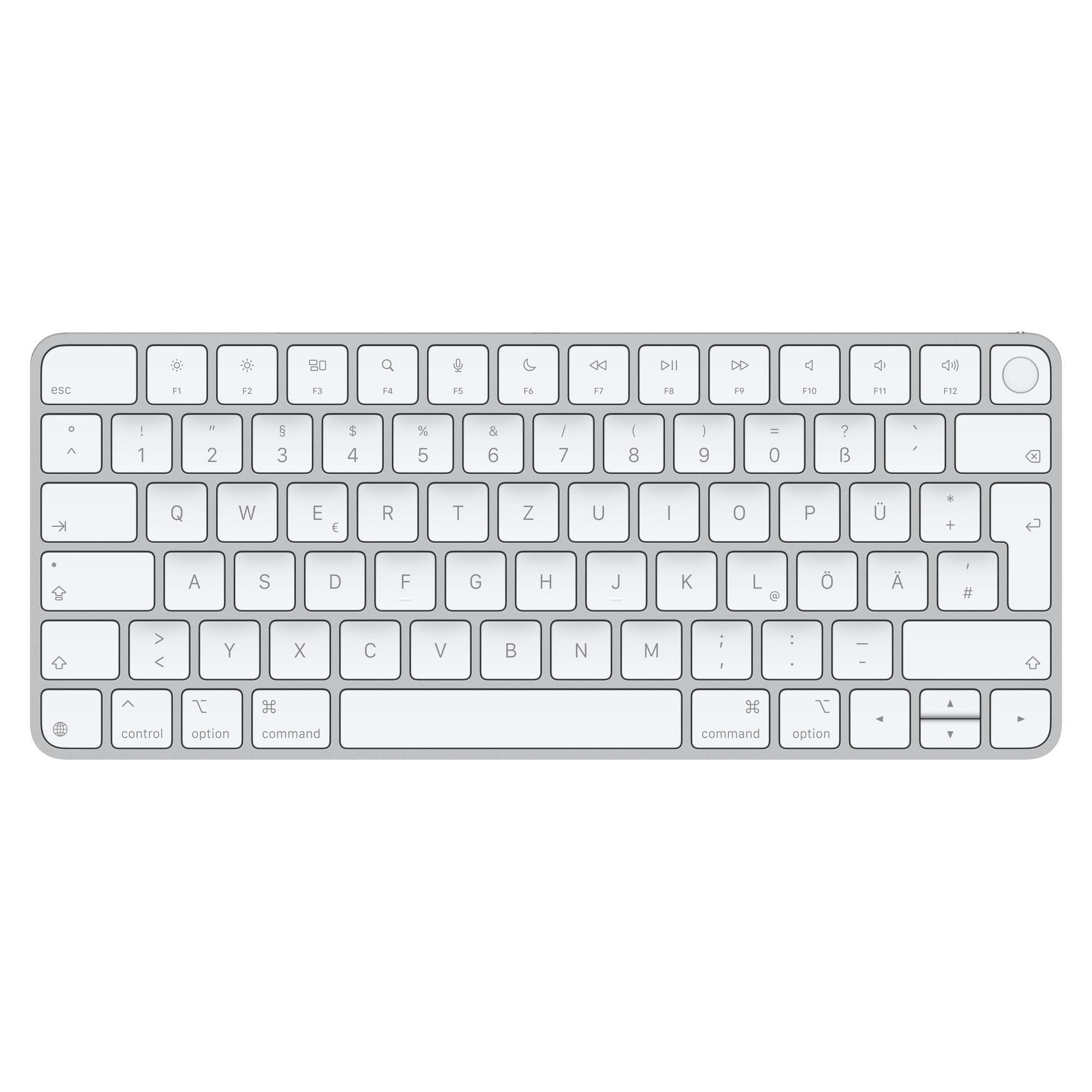 Magic Keyboard mit Touch ID für Mac Modelle mit Apple Chip – Deutsch Tastatur