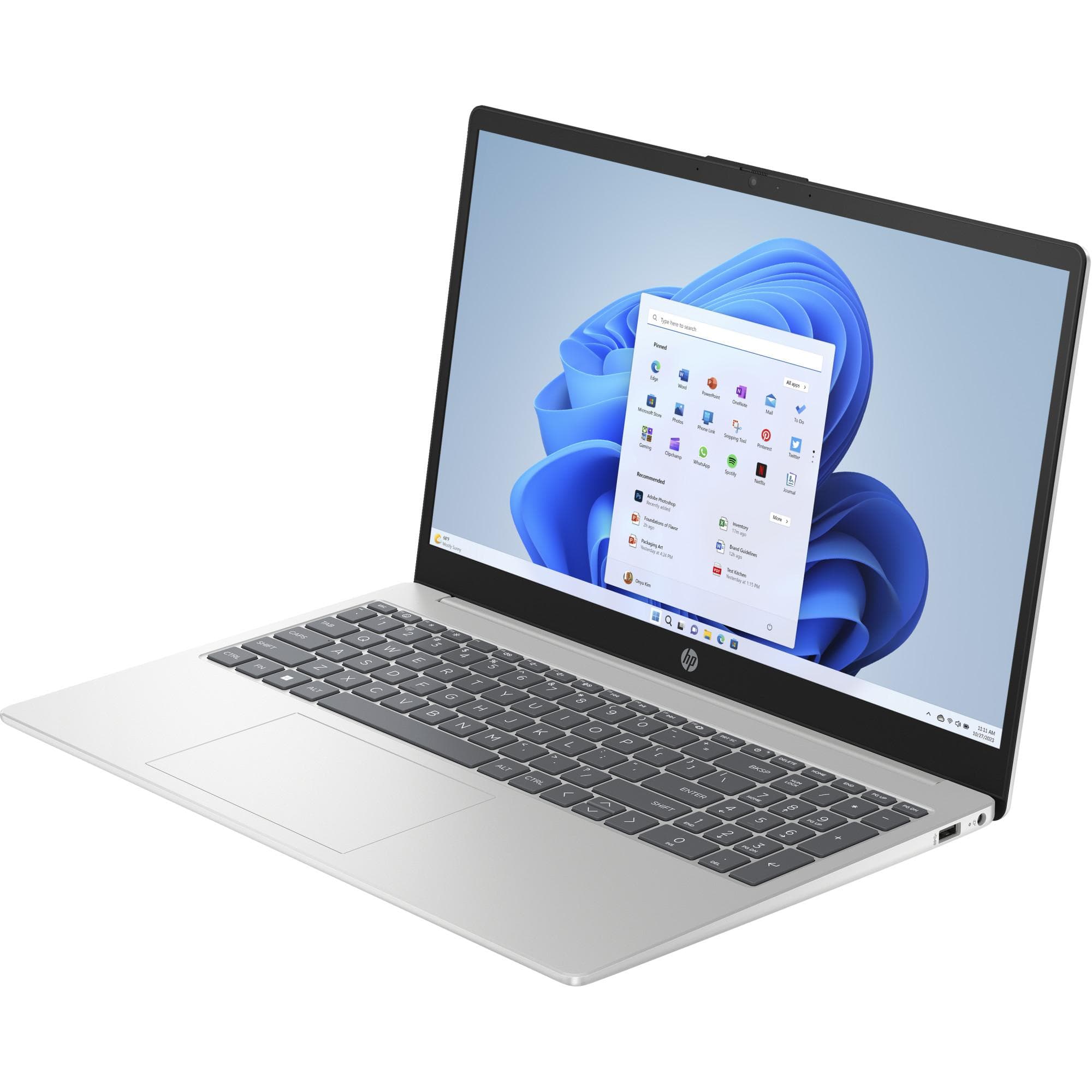 Notebook 15-fc0678ng, Silber, 15,6 Zoll, Full HD, AMD Ryzen 7 7730U, 16 GB, 1 TB M.2 SSD