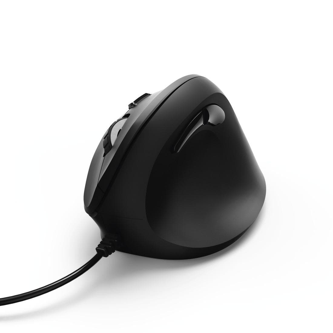 "Vertikale, ergonomische Maus ""EMC-500"", kabelgebunden, 6 Tasten, Schwarz (00182698)"
