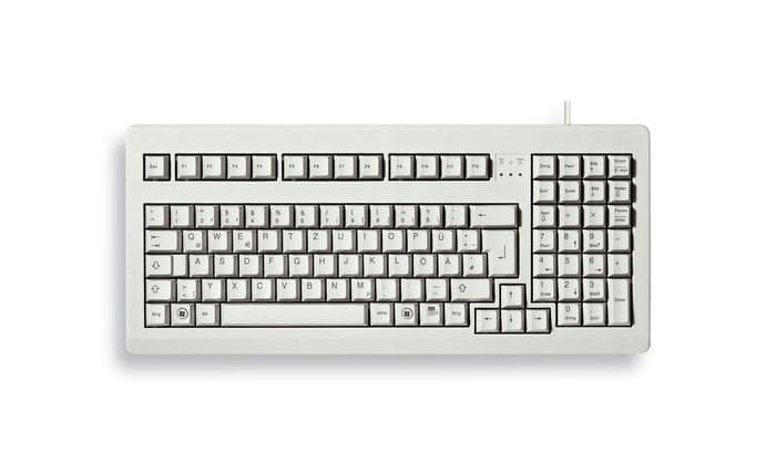 G80-1800 Corded DE-Layout hellgrau Tastatur