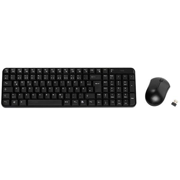Wireless Desktop Set, drahtlose Tastatur und Maus mit Funkübertragung (36642)
