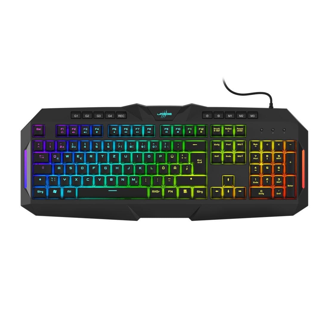"Gaming-Keyboard ""Exodus 700 Semi-Mechanical"", Schwarz, QWERTZ DE (00217821)"