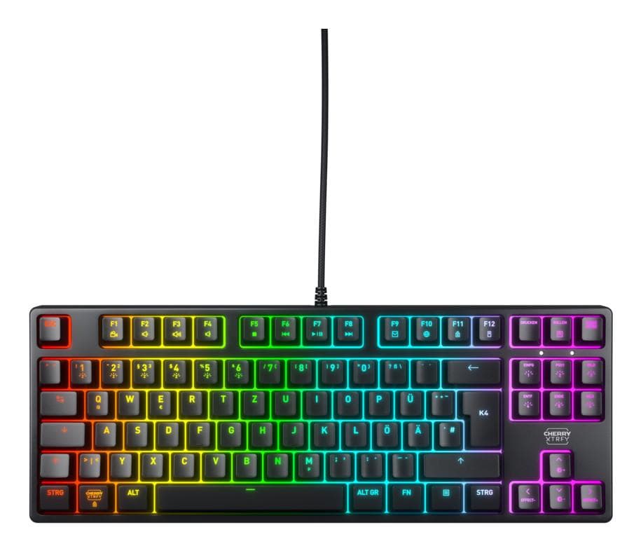 XTRFY K4V2 RGB TKL Gaming-Tastatur, Schwarz