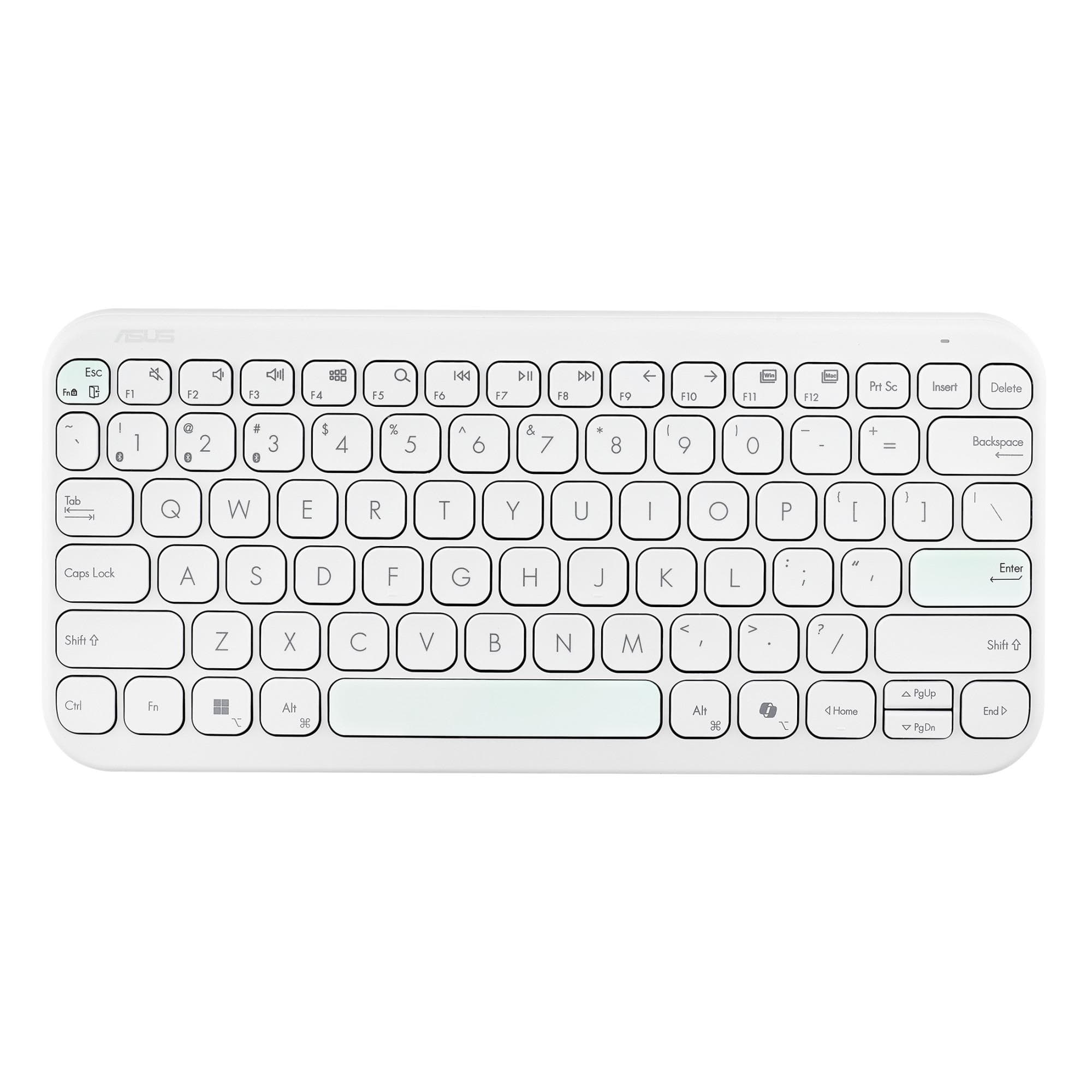 Marshmallow Tastatur KW100, Weiß
