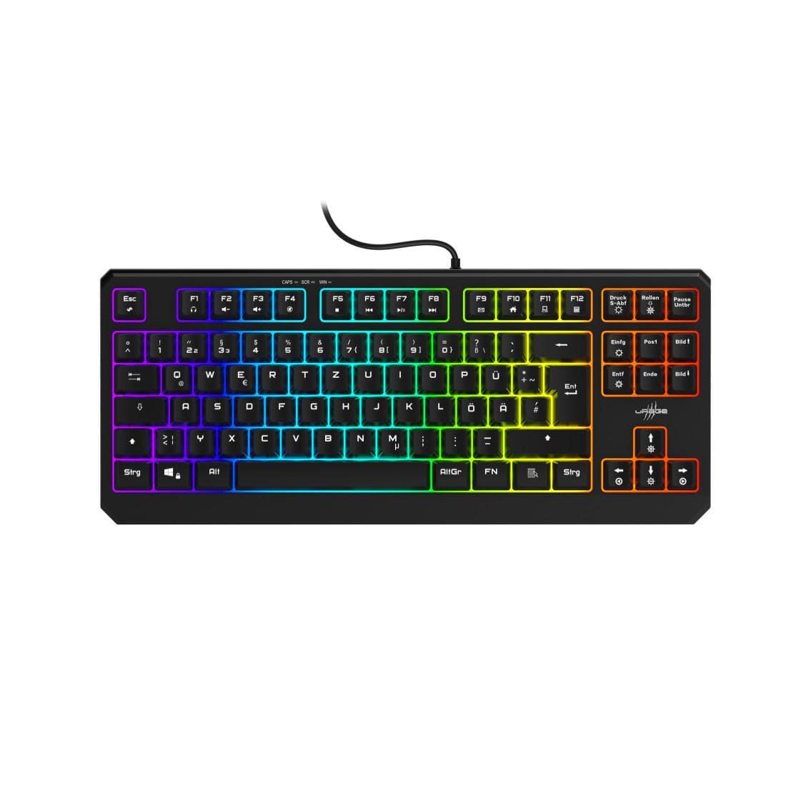 "Gaming-Keyboard ""Exodus 220 TKL"", Schwarz, QWERTZ DE (00217818)"