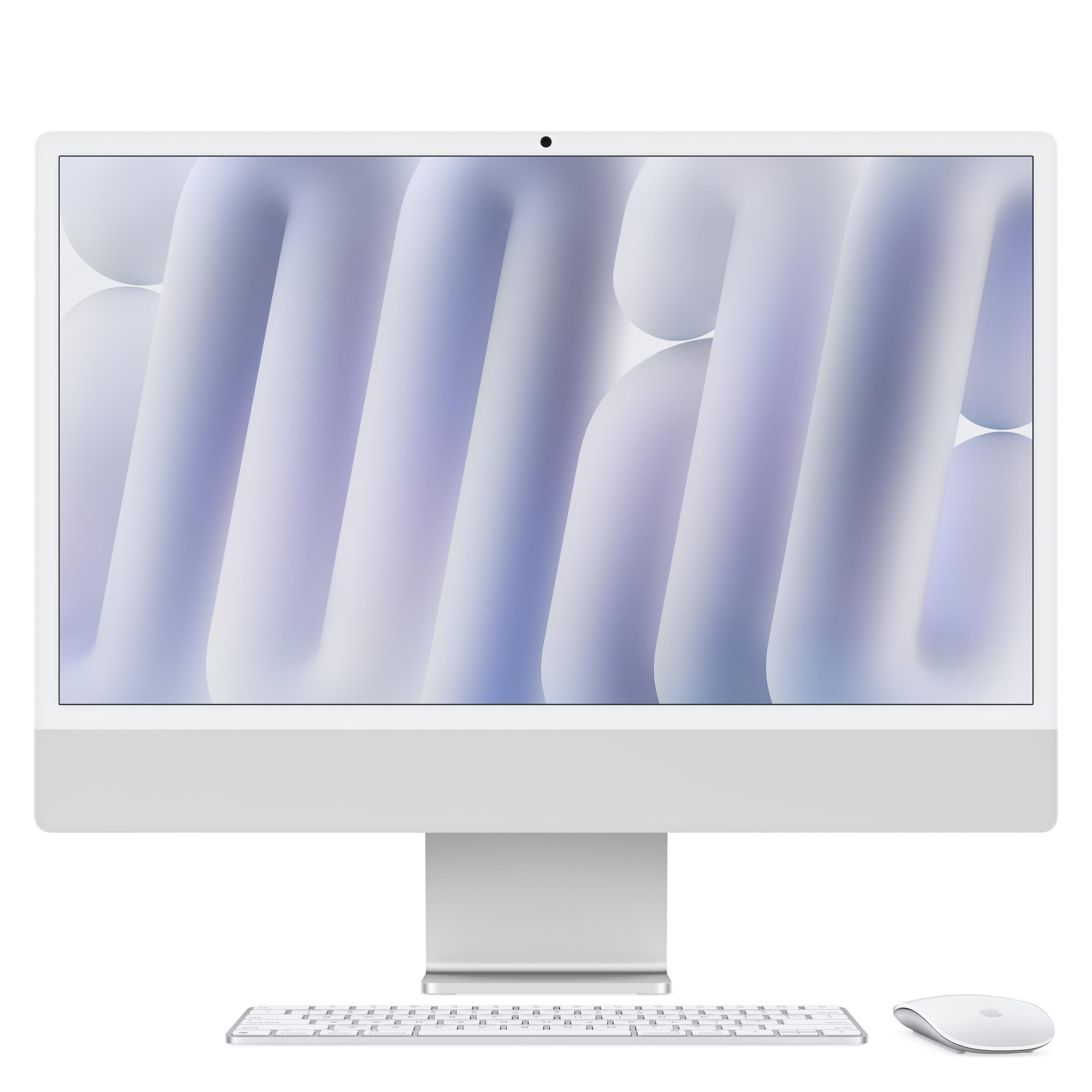 iMac Silber 24 Zoll, M4, 8-Core-CPU, 8-Core-GPU, 16GB, 256GB SSD