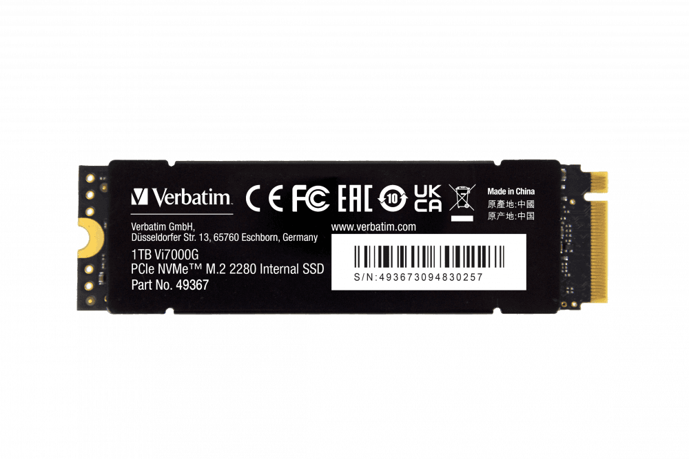 Vi7000 PCIe NVMe M.2 SSD 1TB, interne Gaming-Festplatte (49367)