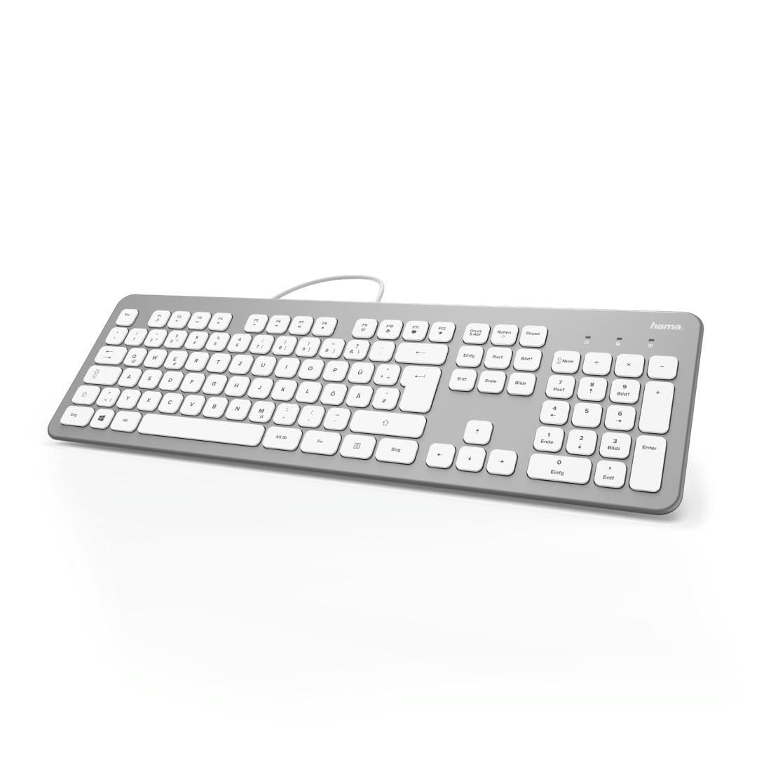 "Tastatur ""KC-700"", Silber/Weiß (00182651)"