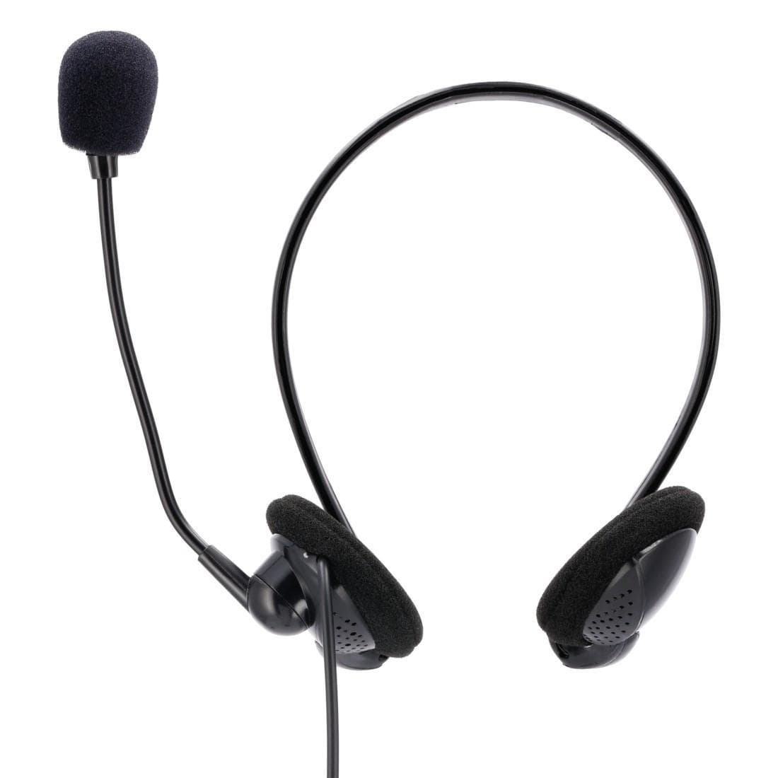 "PC-Office-Headset ""NHS-P100"" mit Neckband, Stereo, Schwarz (00139920)"