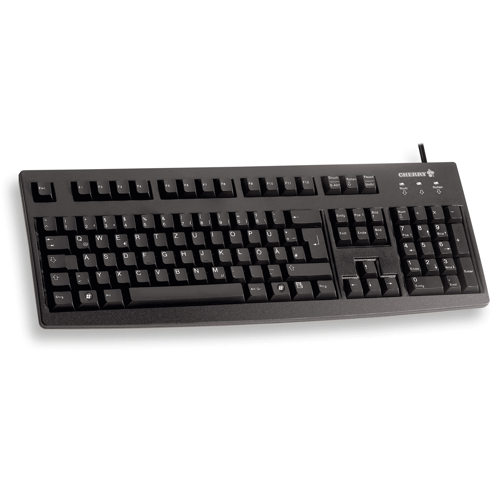 G83-6104 kabelgebundene Tastatur, Schwarz