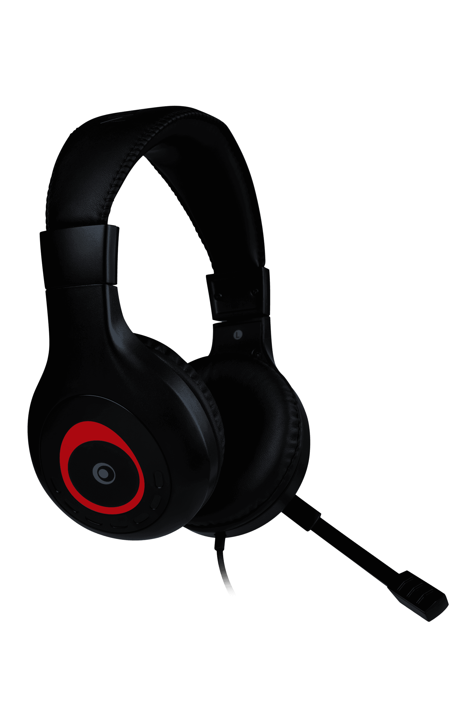 Wired Stereo Headset schwarz/rot