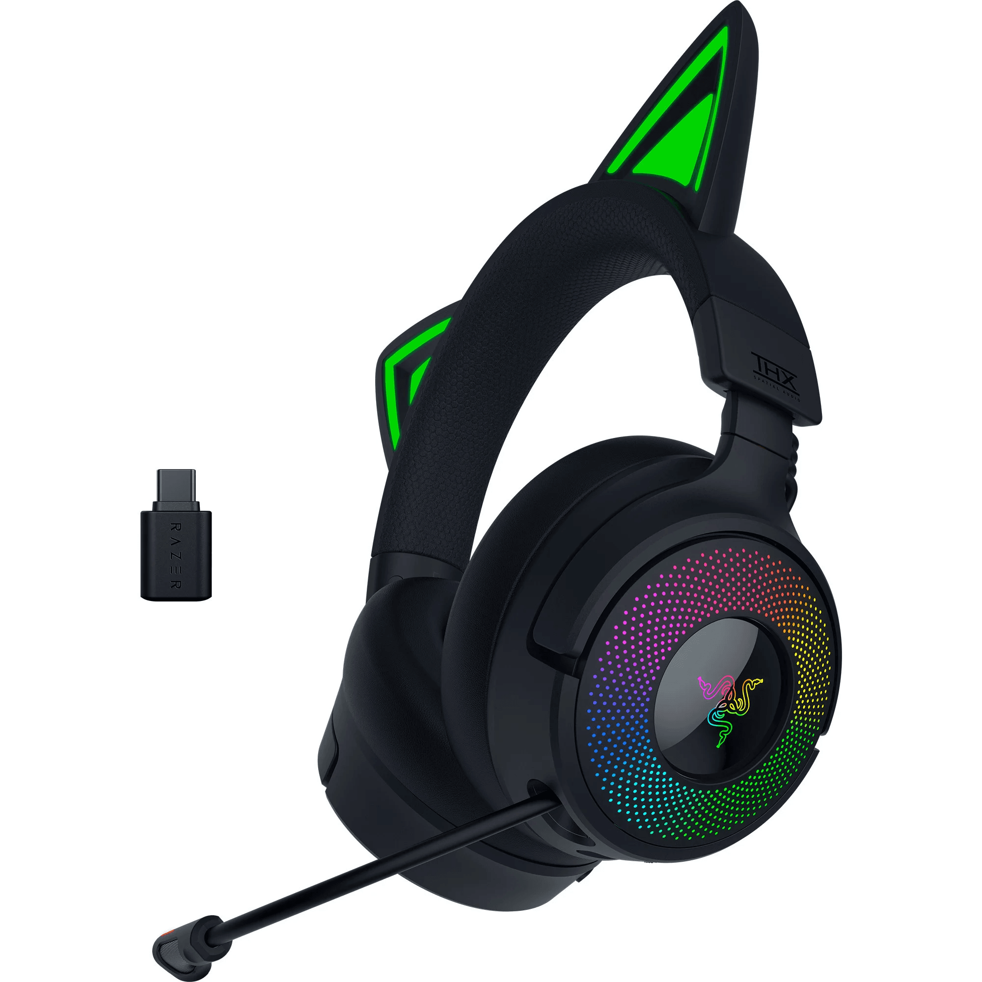 Kraken Kitty V3 Pro, Schwarz Gaming-Headset