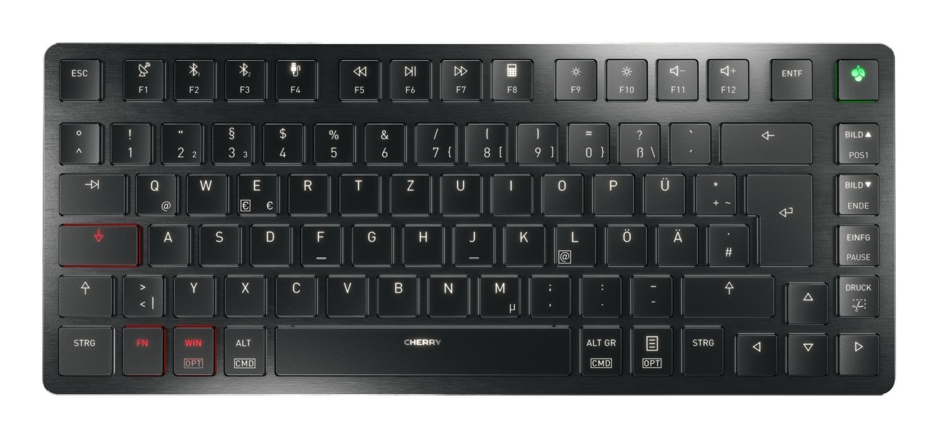 KW X ULP 2.0 MINI Wireless Gaming-Tastatur, Schwarz