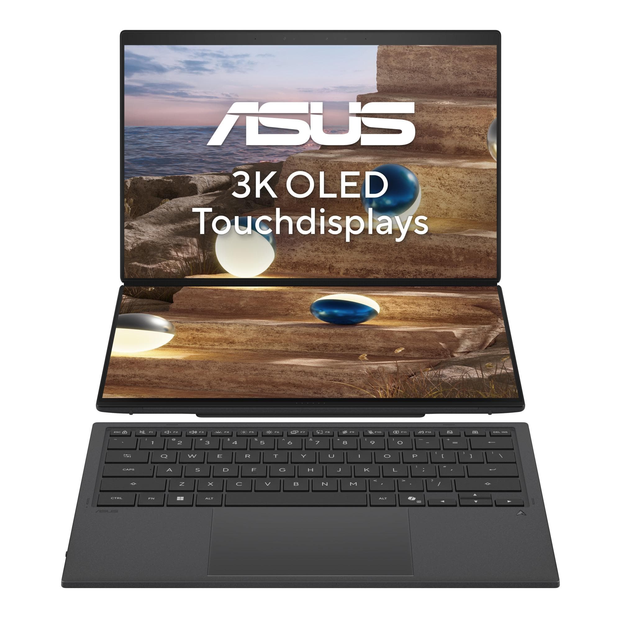 Zenbook Duo UX8407AA-SN262W, 14 Zoll, Touch, 3K, OLED, Intel Core Ultra 9 386H, 32 GB, 1 TB SSD