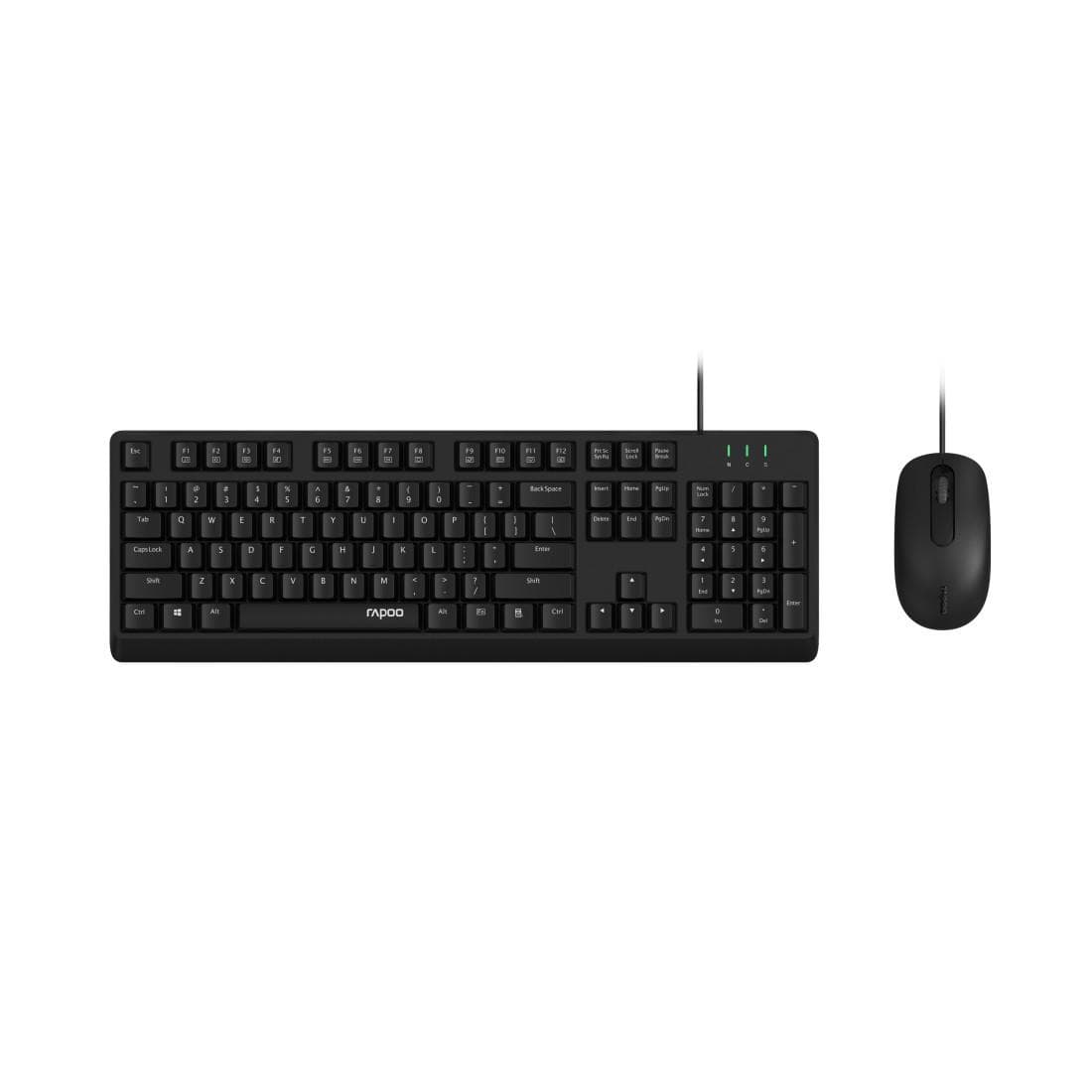 NX1500 Maus-Tastatur-Set, Schwarz, QWERTZ
