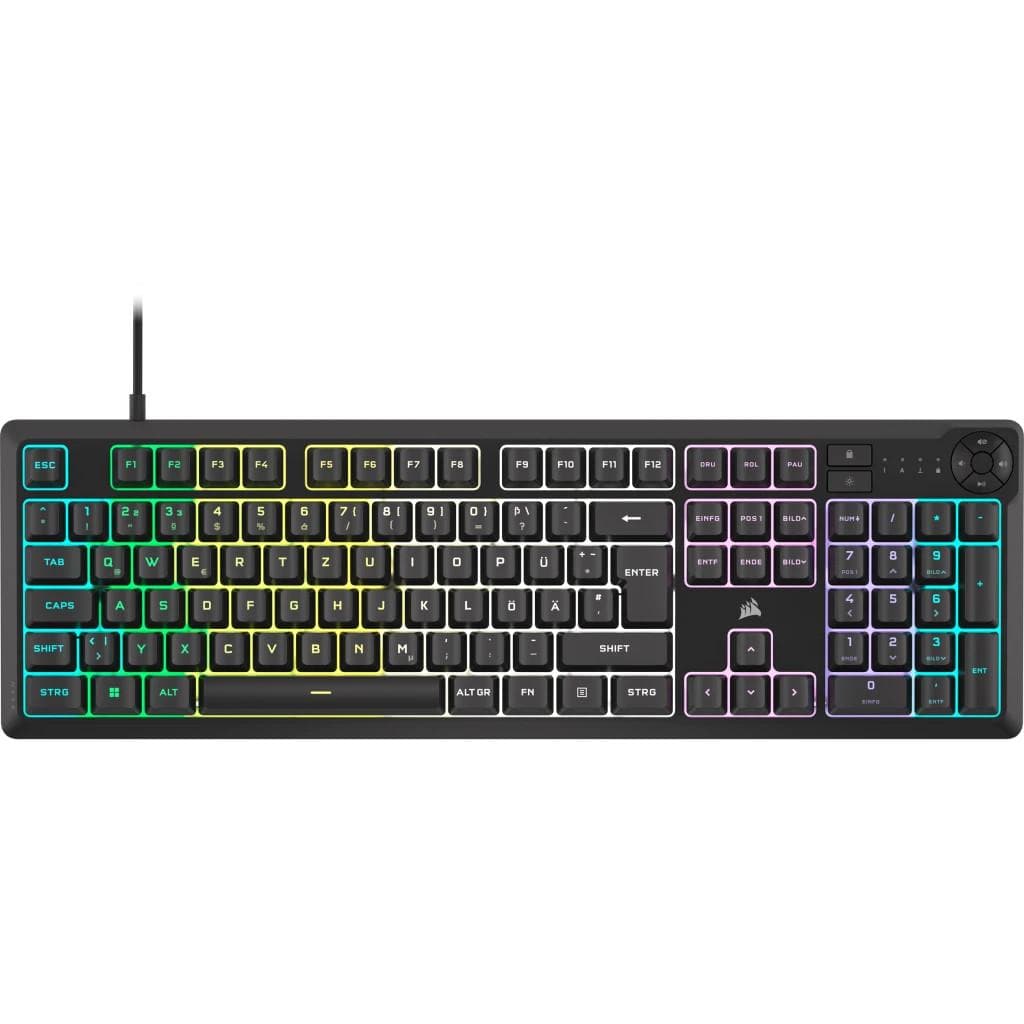 K55 CORE RGB-Gaming-Tastatur - Schwarz (DE)