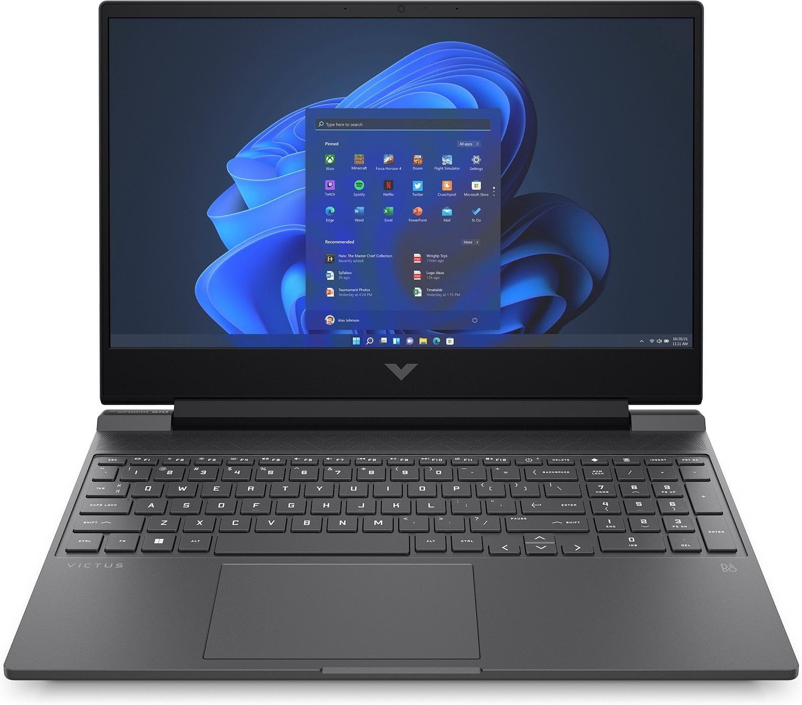 Gaming-Notebook VICTUS 15-fa2701ng, Silber, 15,6 Zoll, Full HD, Intel Core i5-13420H, 16 GB, 512 GB SSD, RTX 4050