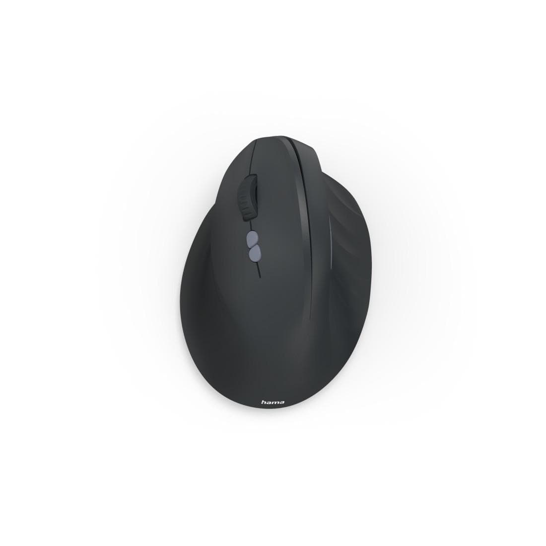 Hama Vertikale, ergonomische Linkshänder-Maus EWM-500L, Funk, 7 Tasten, Schwarz (00173089)