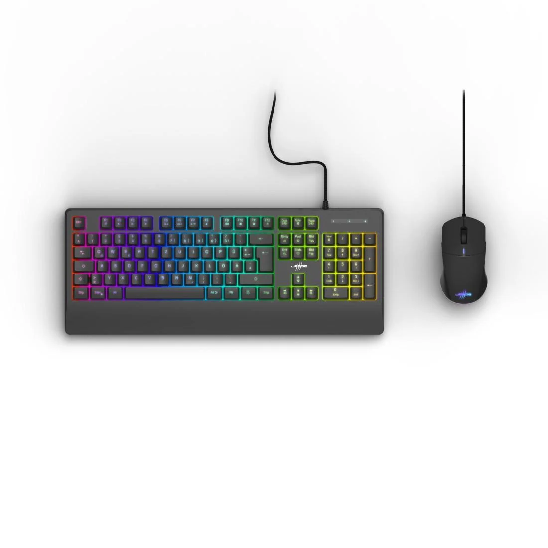 "Gaming-Set ""Koop 320 2in1"", Gaming-Tastatur + Gaming-Maus, RGB, QWERTZ DE (00217895)"