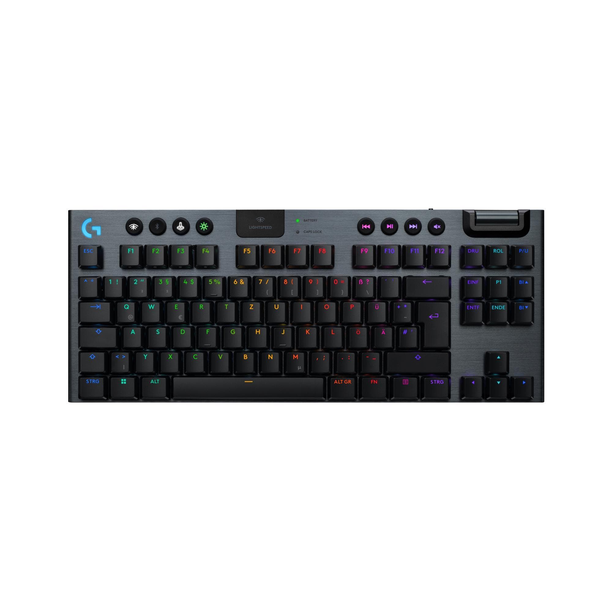 G915 X LIGHTSPEED TKL Clicky kabellose Gaming-Tastatur, Schwarz