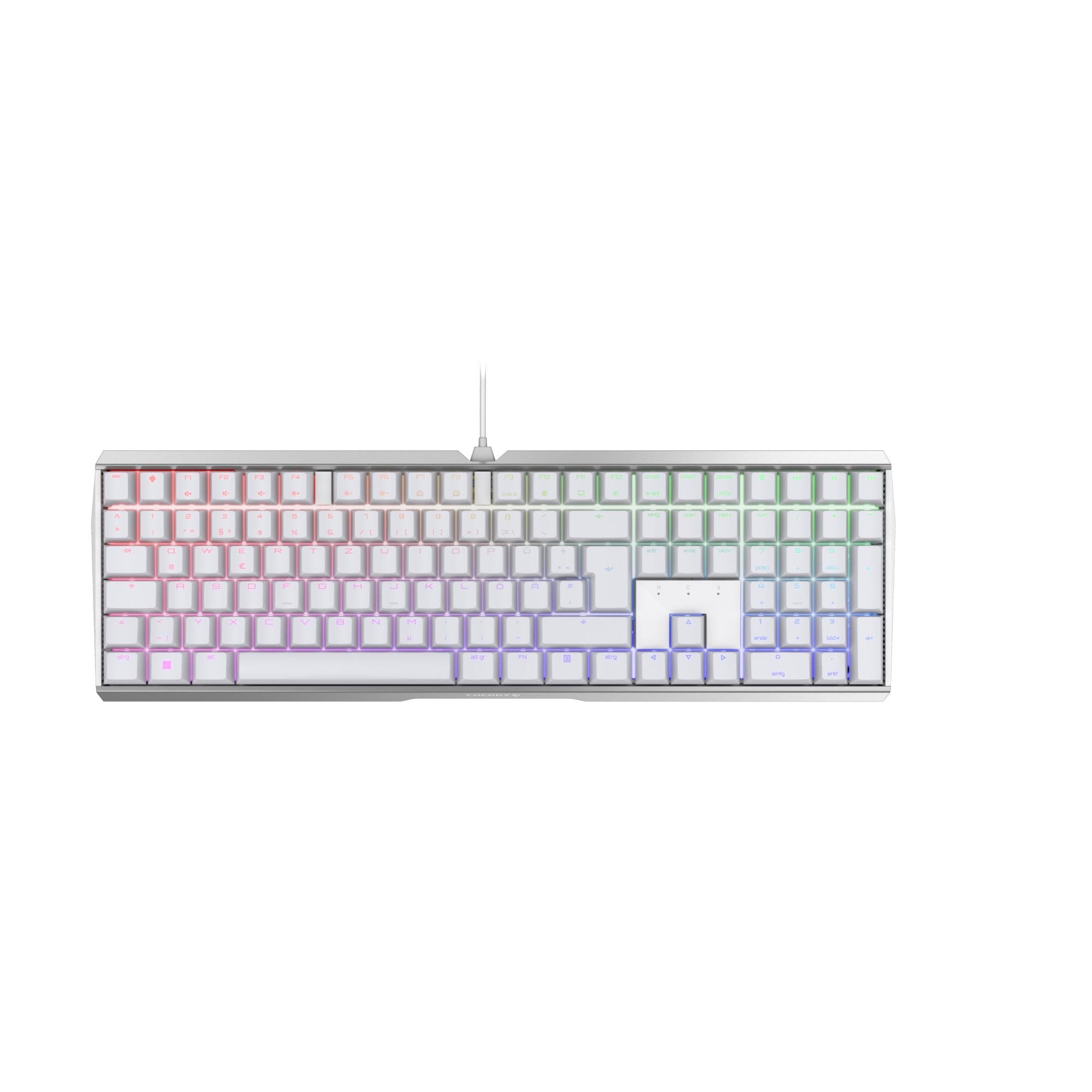 Gaming-Tastatur MX Board 3.0S, RGB, MX Red, Weiß