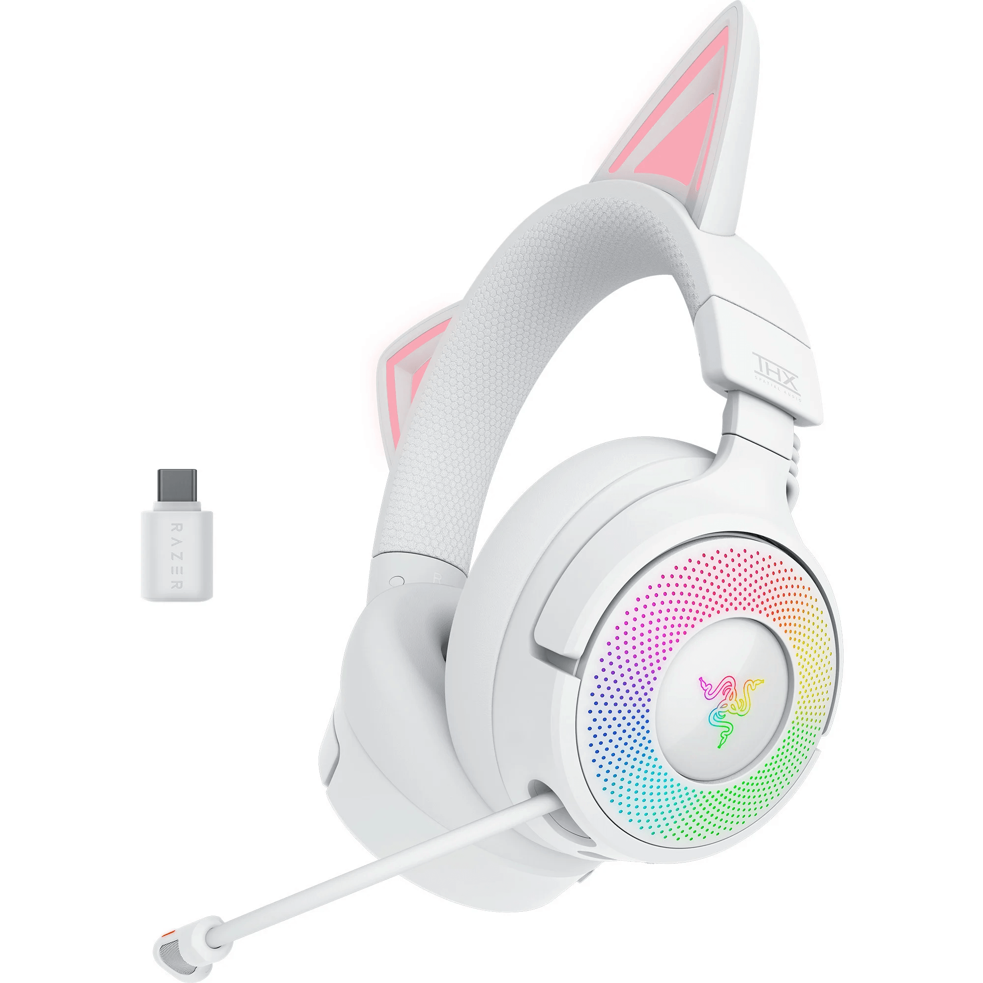 Kraken Kitty V3 Pro, Weiß Gaming-Headset