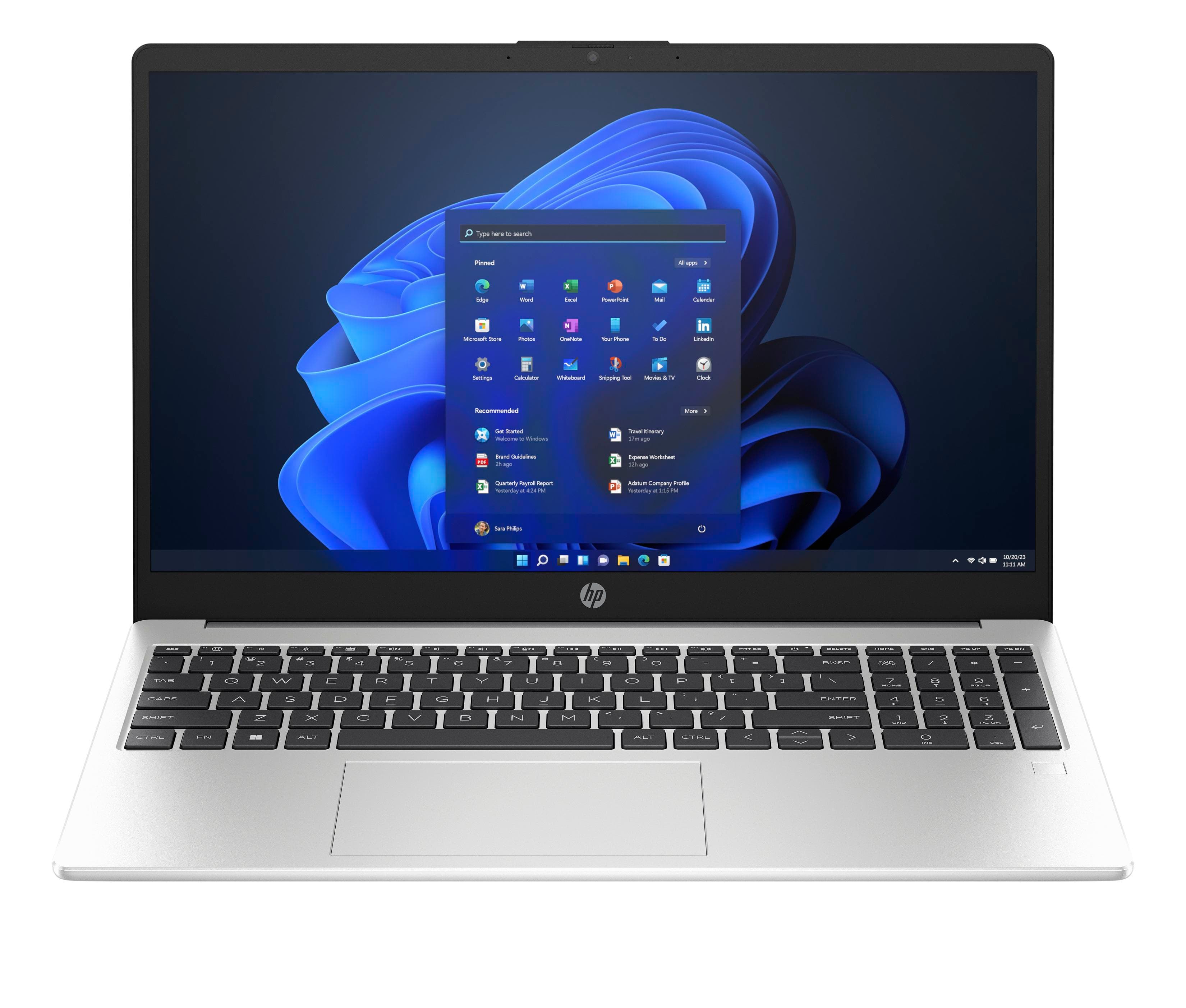 250 G10, Silber, 15,6 Zoll, Full-HD, Intel N100, 8 GB, 256 GB SSD Notebook