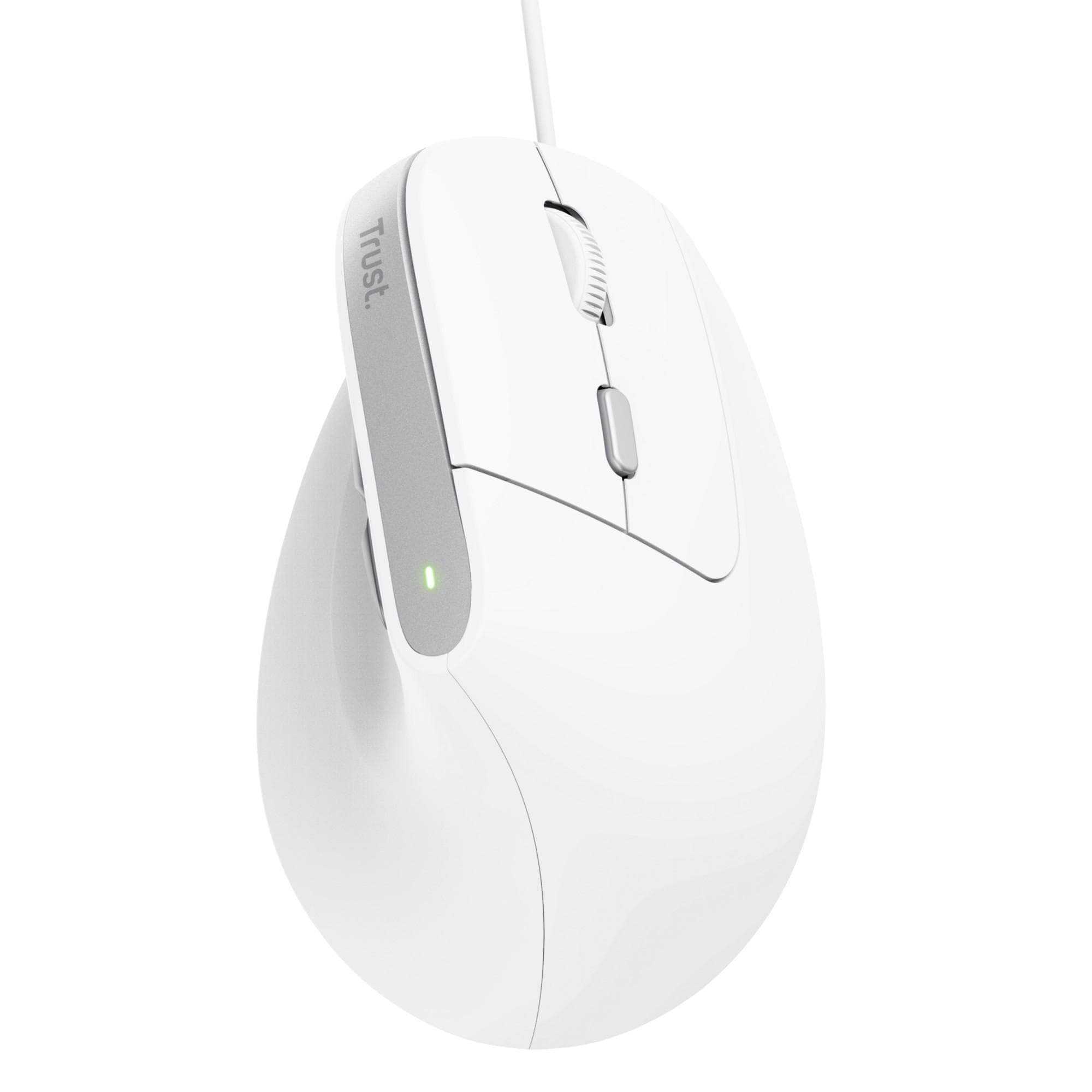 Bayo II Ergonomische Maus, Weiß