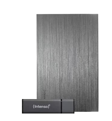2,5 Zoll Memory Board Bonuspack, 1 TB HDD-Externe Festplatte + 64 GB USB Stick