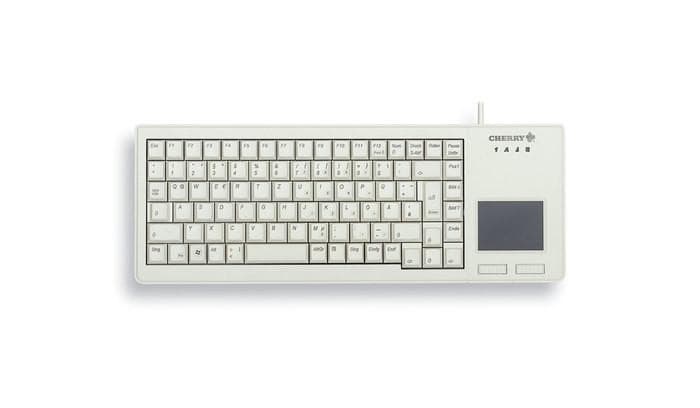 G84-5500 Corded DE-Layout hellgrau Touchpad USB Tastatur