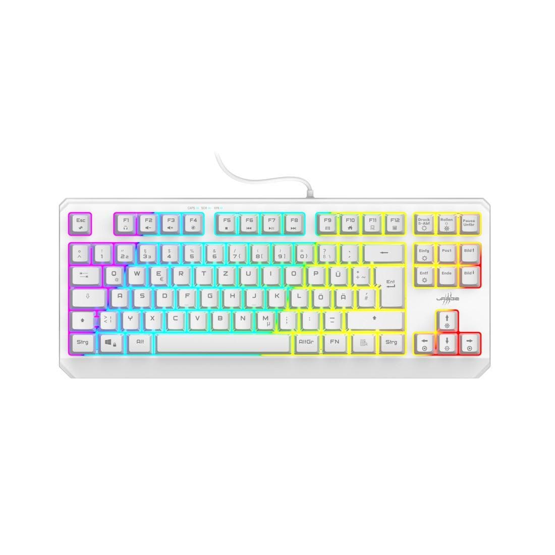 "Gaming-Keyboard ""Exodus 220 TKL"", Weiß, QWERTZ DE (00217819)"