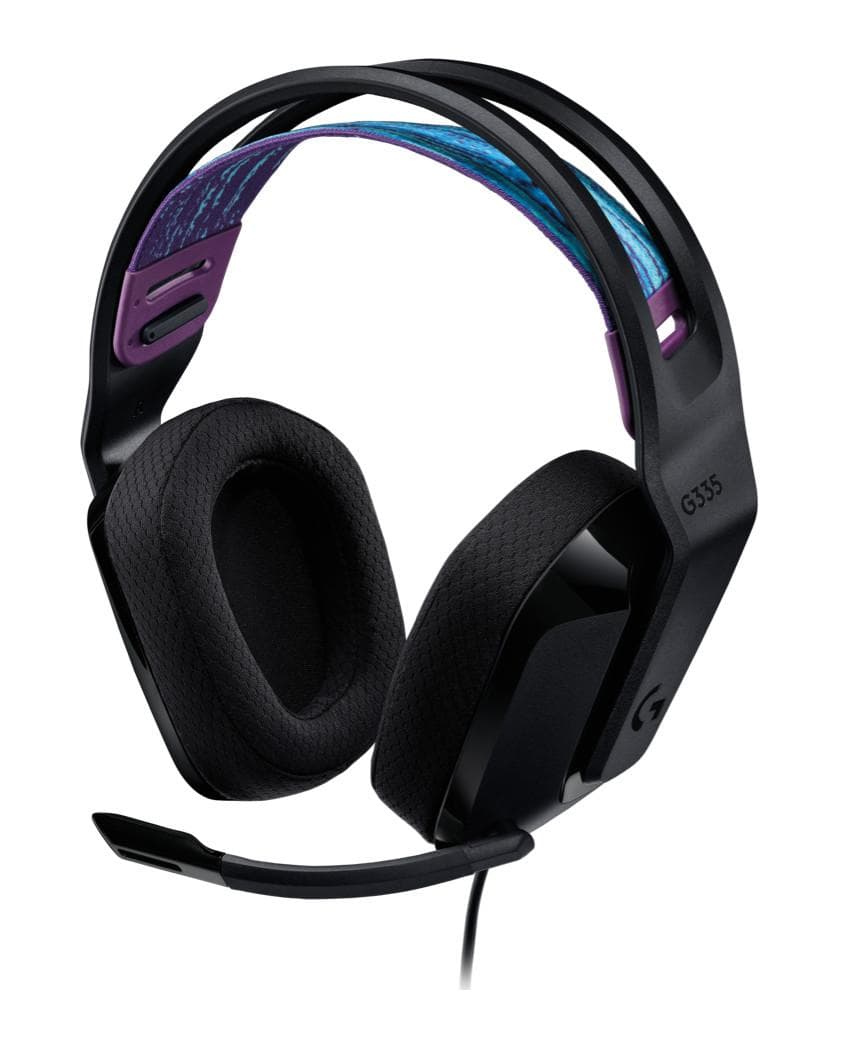 G335 schwarz Gaming-Headset