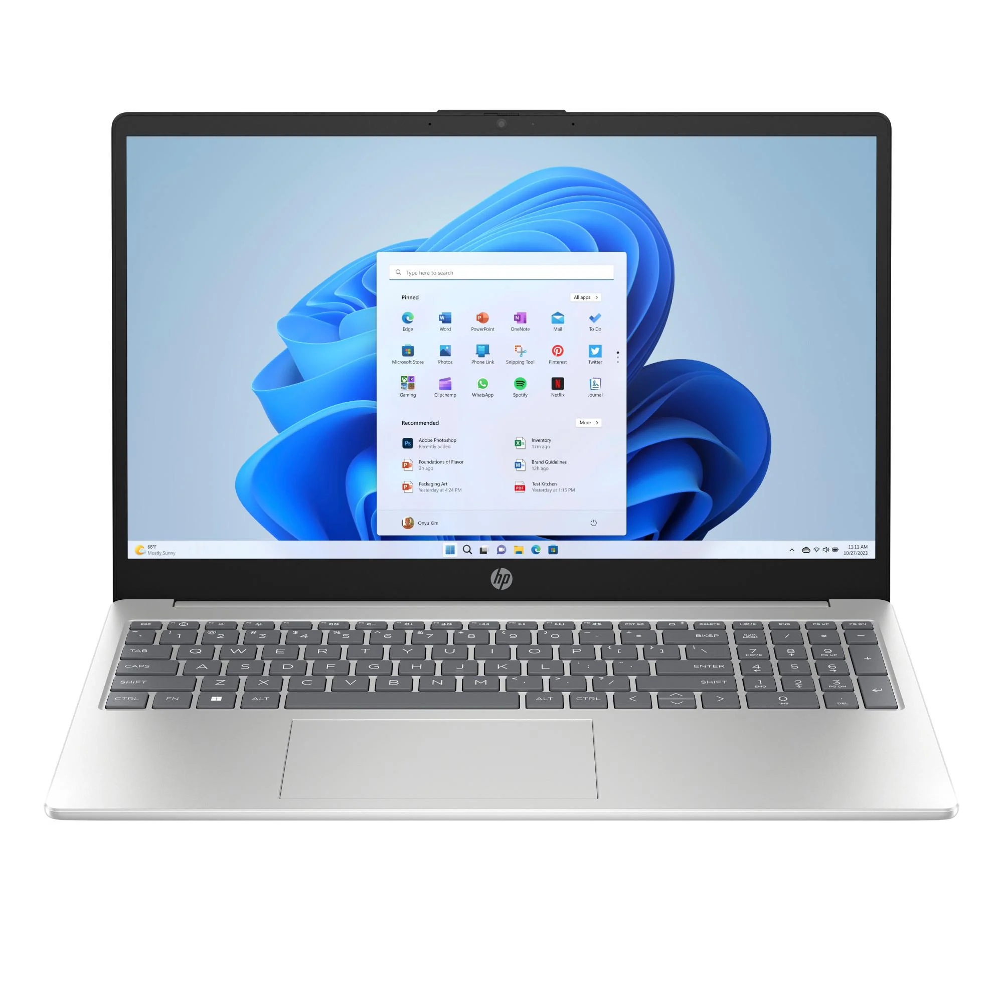 15-fc0654ng, Silber, 15,6 Zoll, Full HD, AMD Ryzen 5 7520U, 16 GB, 512 GB SSD