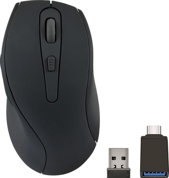 AXON kabellose Maus, Schwarz