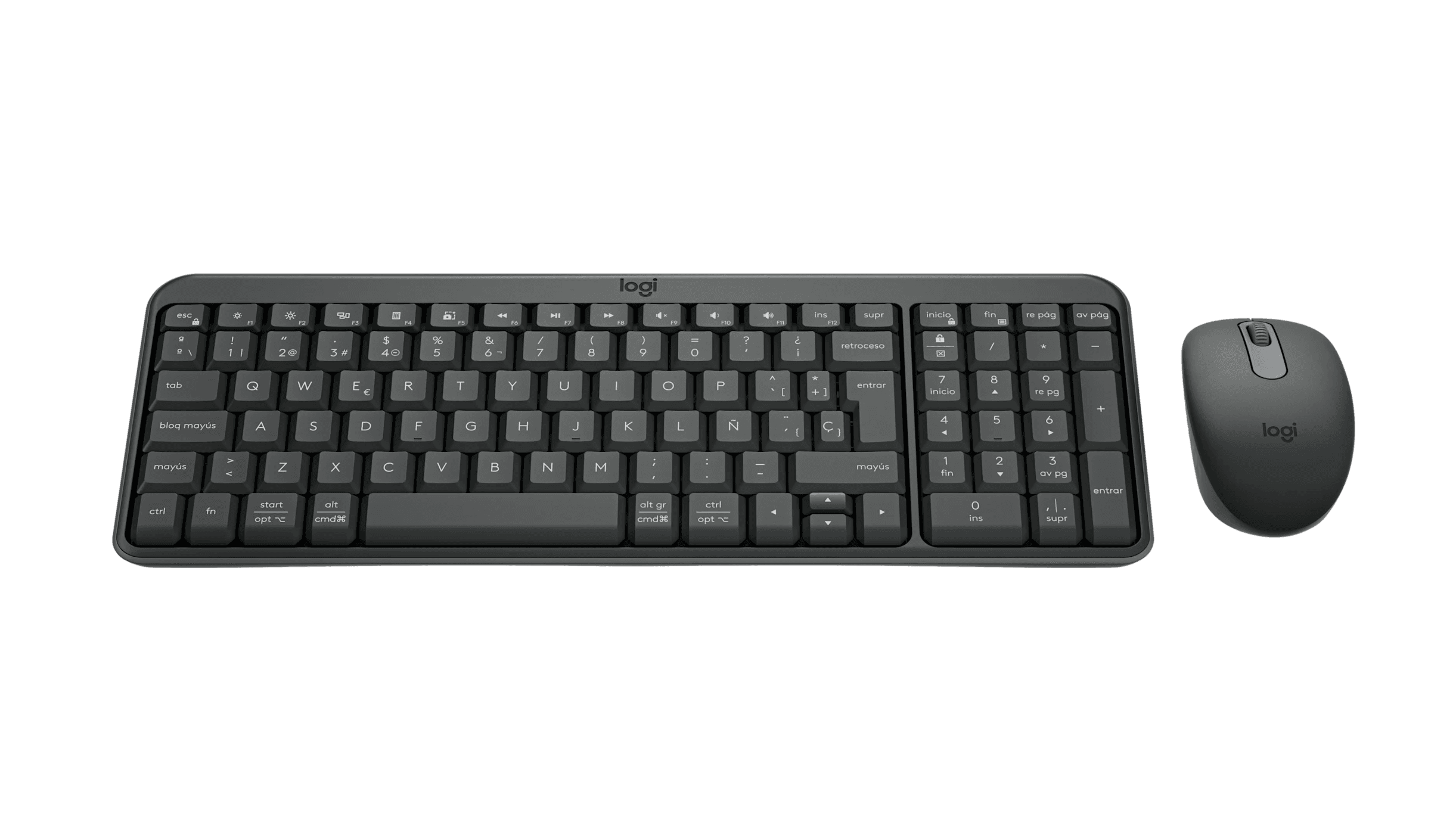 MK250 Compact Bluetooth Wireless Combo, Grafit