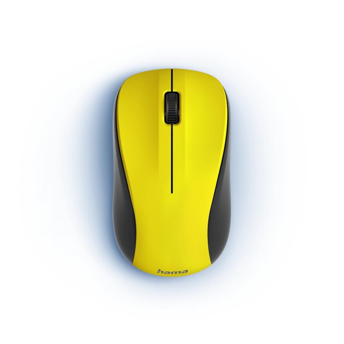 "Optische 3-Tasten-Funkmaus ""MW-300 V2"", geräuschlos, USB-Empfänger, Gelb (00173023)"