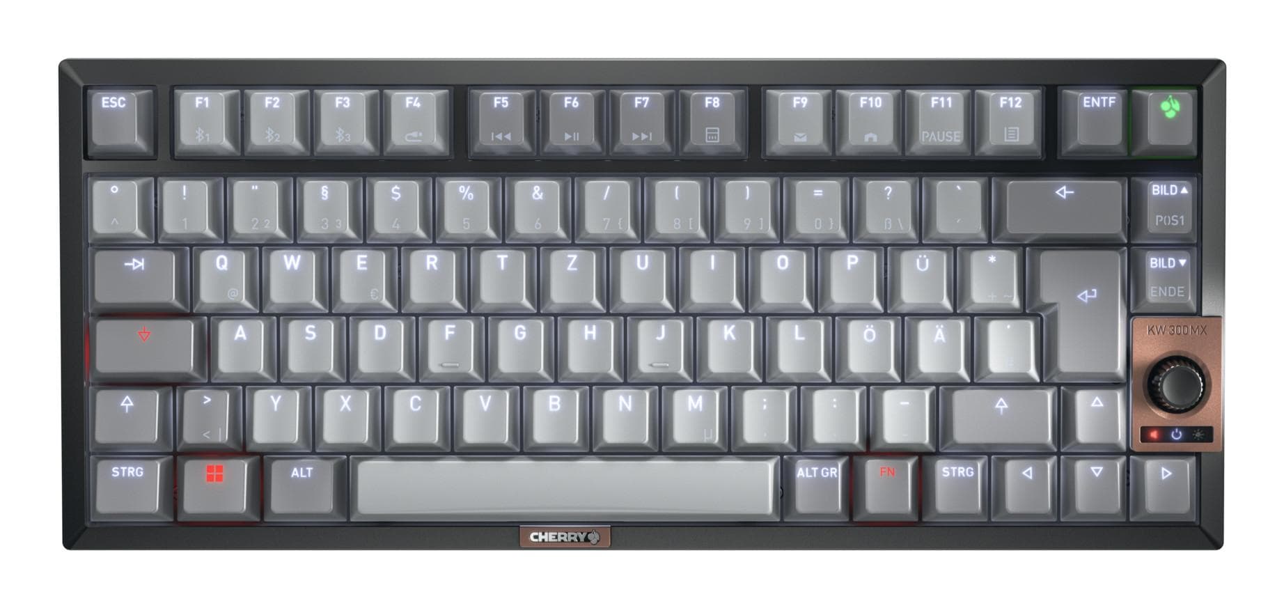KW 300 MX Gaming-Tastatur, Schwarz