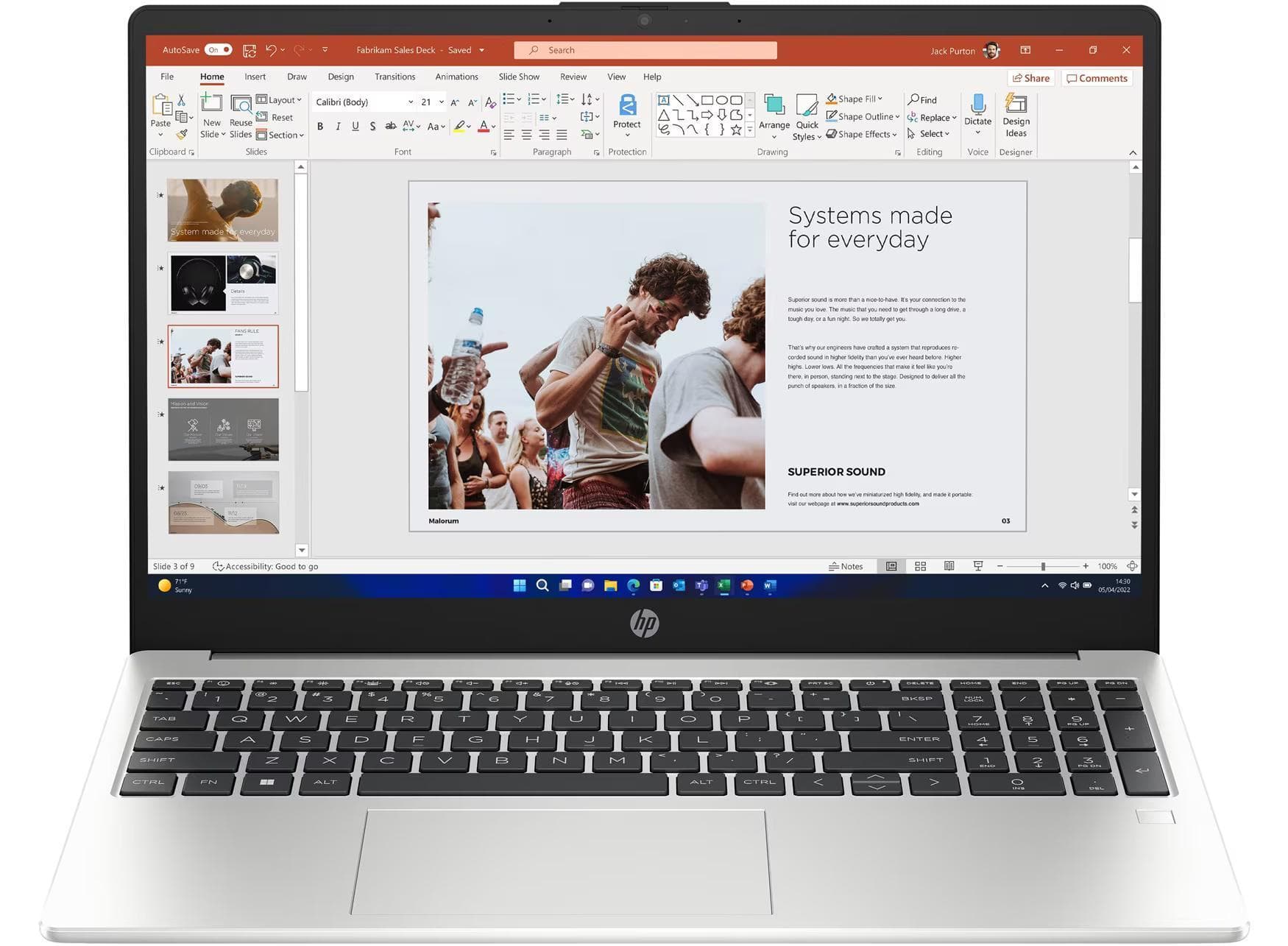 Notebook 255 G10, Silber, 15,6 Zoll, Full HD, AMD Ryzen 3 7320U, 8 GB, 512 GB M.2 SSD