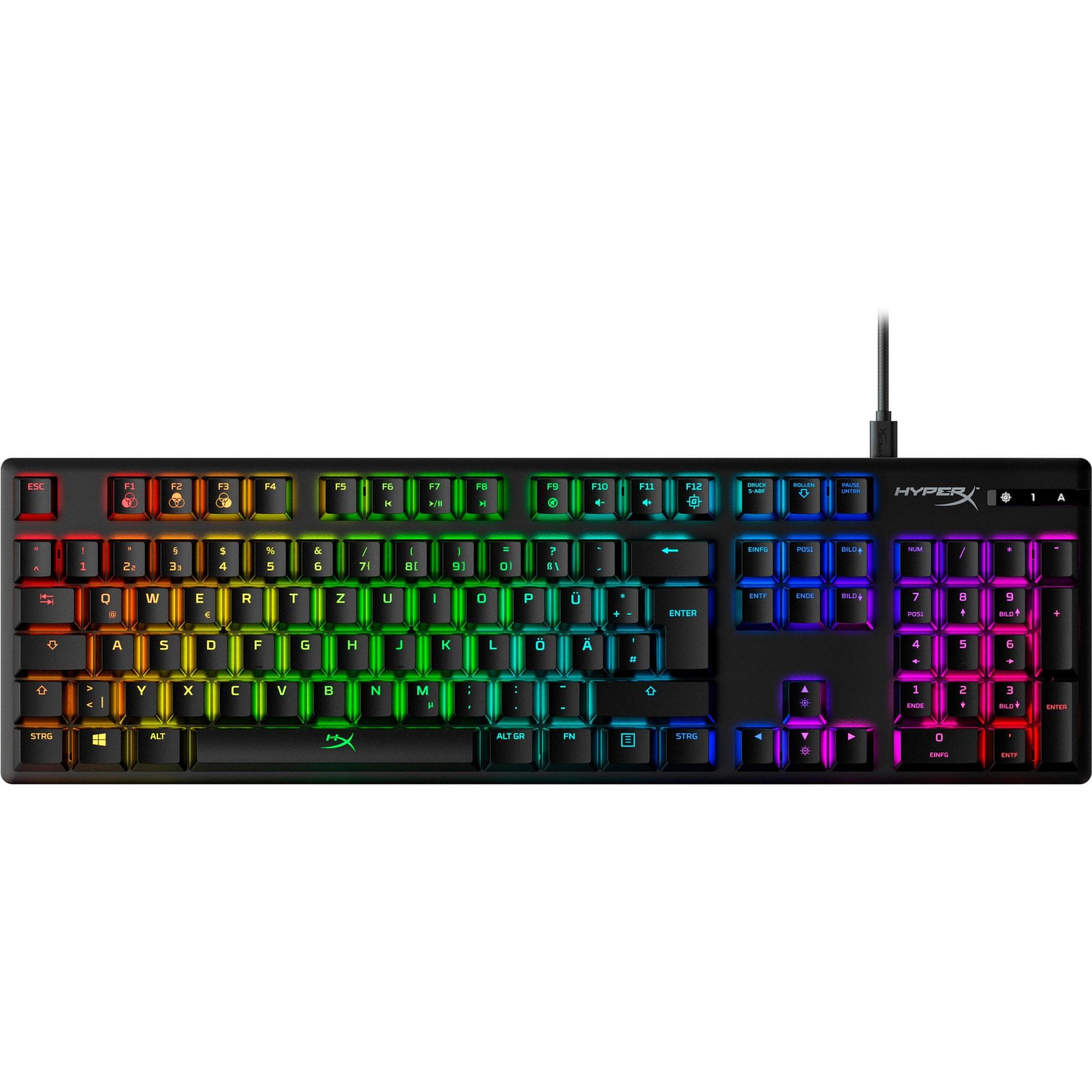 Alloy Origins – mechanische Gaming-Tastatur – HX Red (DE-Layout)