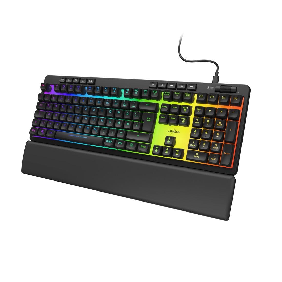 "Gaming-Keyboard ""Exodus 515 Illuminated"", Schwarz, QWERTZ DE (00217830)"
