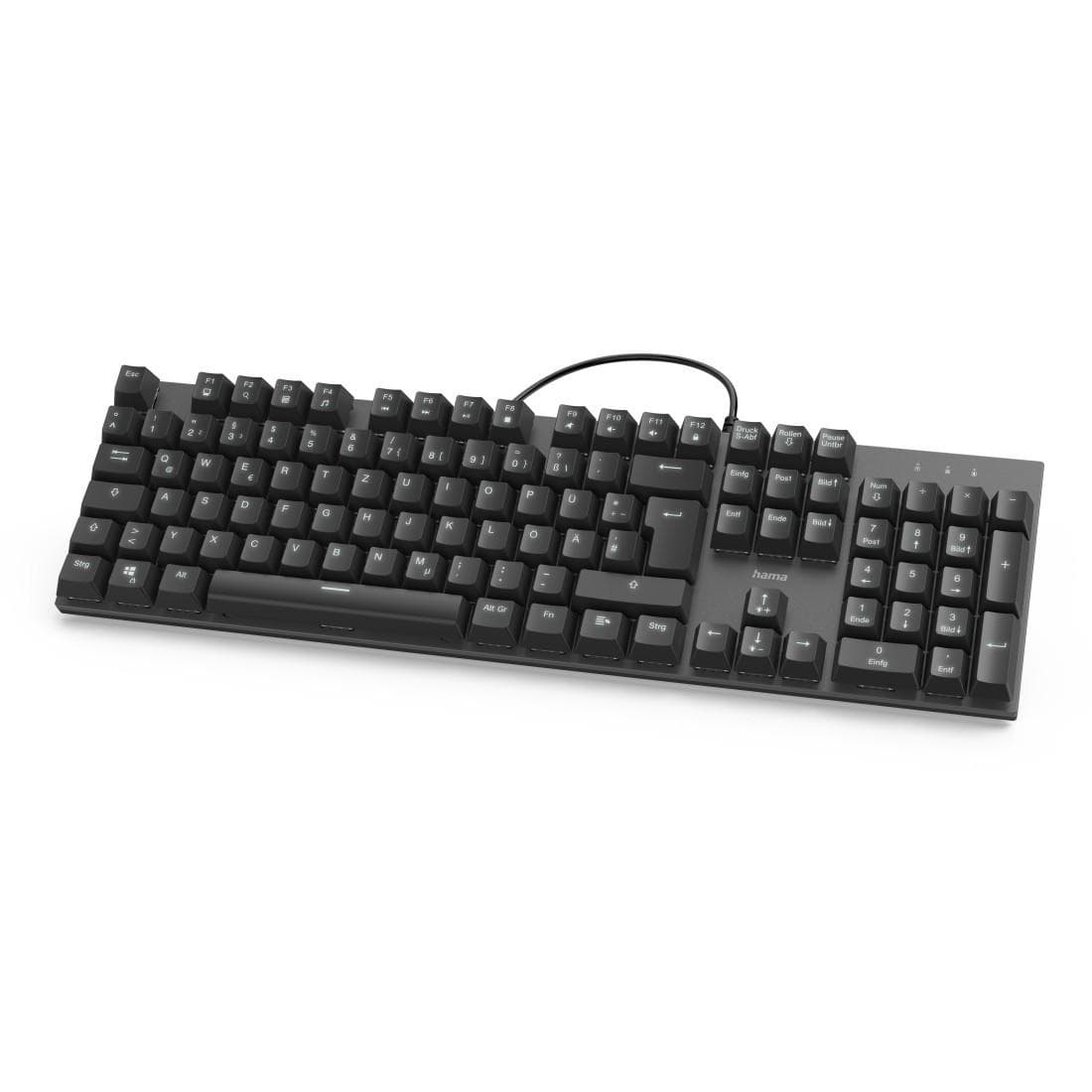 "Mechanische Office-Tastatur ""MKC-650"", extralanges Kabel, Schwarz/Anthrazit (00182678)"