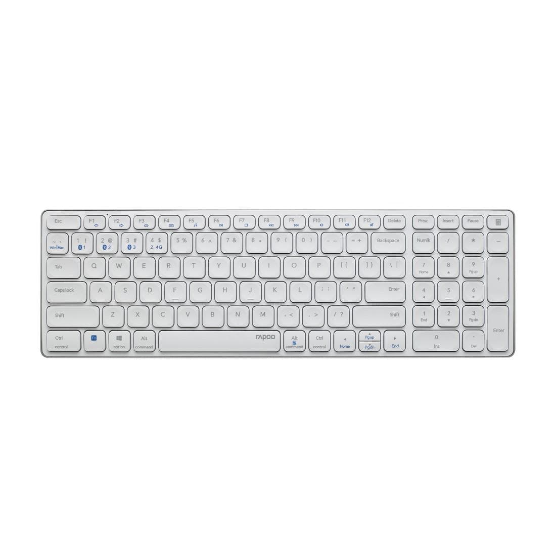 "Kabellose Multimodus-Tastatur ""E9700M"", Weiß, QWERTZ (00217368)"
